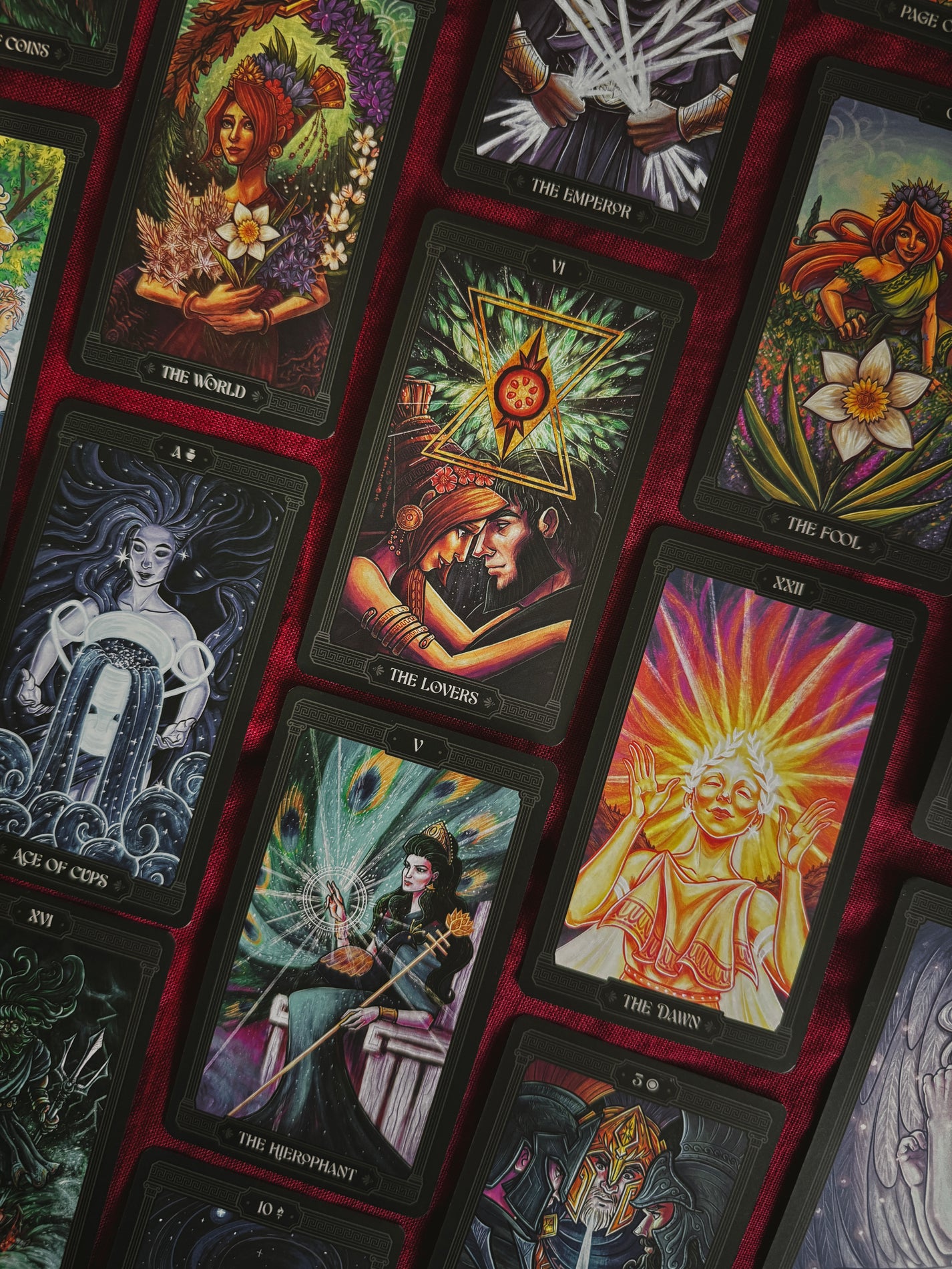 Asphodelon Mythos Tarot - Greek Mythology 78-Card Tarot Deck